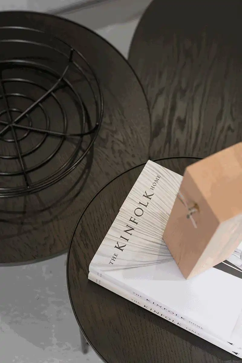 Nordifra :: Stolik kawowy Tre 600 czarny dąb rozm. M