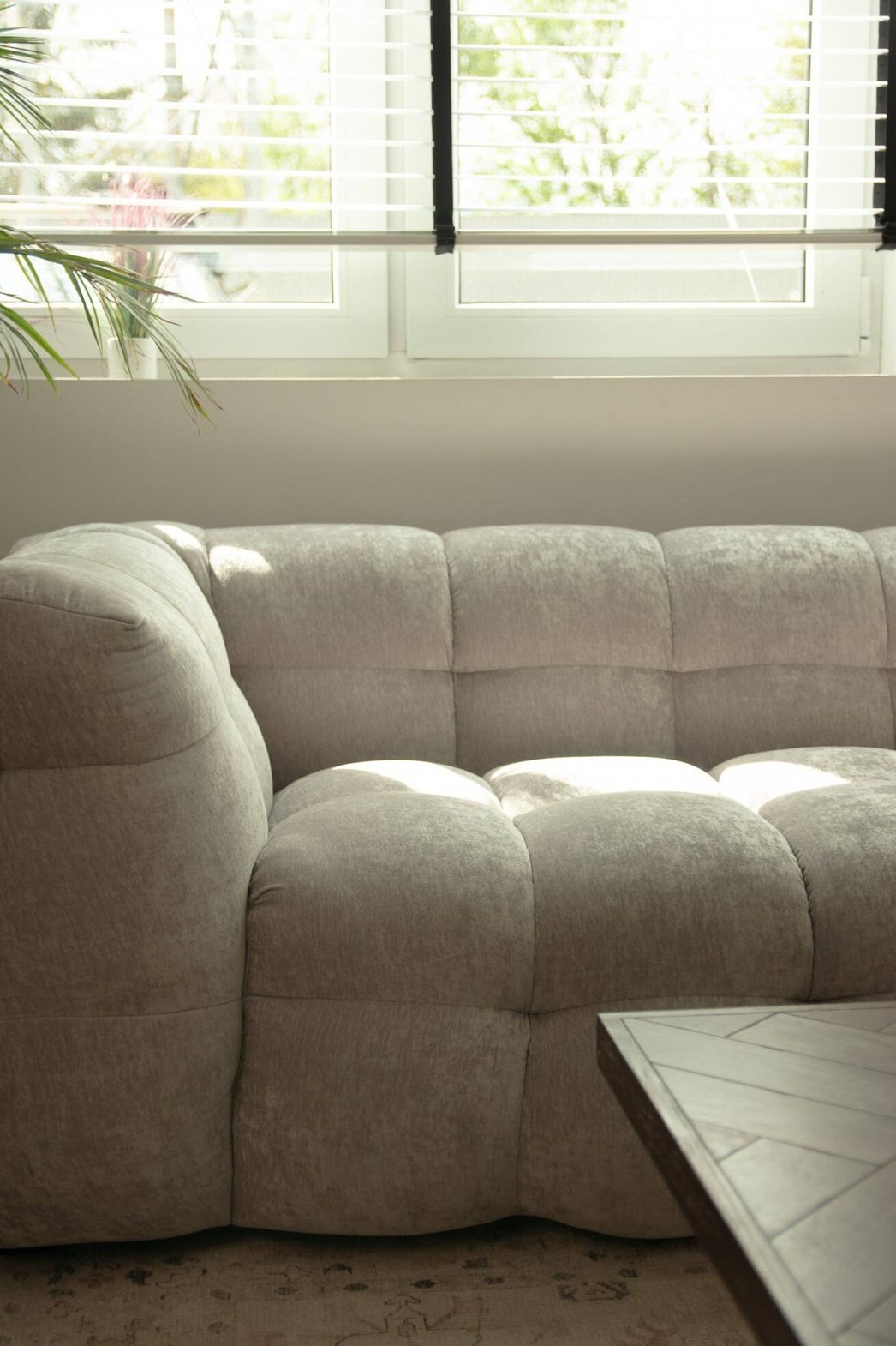 Nordic Line :: Michelle (formerly Michelin) 3-seater upholstered sofa, gray, 236x68x105 cm