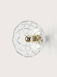 Aromas :: Lampa ścienna / kinkiet Lotto śr. 25 cm transparentny