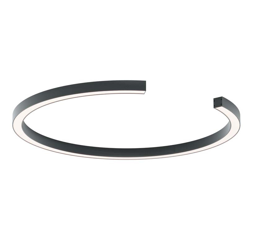 Robin :: Roberta Direct Deckenleuchte, schwarz, Durchmesser 80 cm