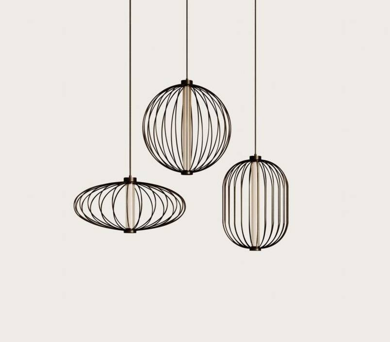 Aromas :: Pepo hanging lamp, black, diameter 60.4 cm