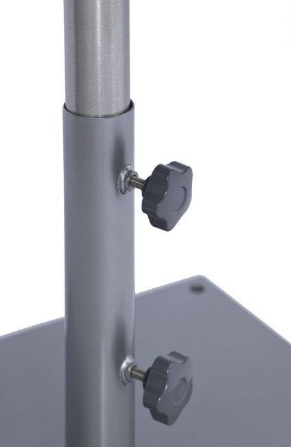 Miloo :: Como garden umbrella base 60x60 cm for poles up to 43 mm in diameter