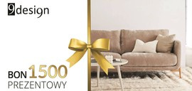 Gift card 9design - 1500 PLN
