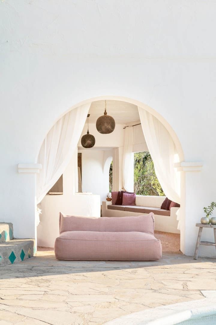 Roolf Living :: Kanapa ogrodowa Love Seat różowa