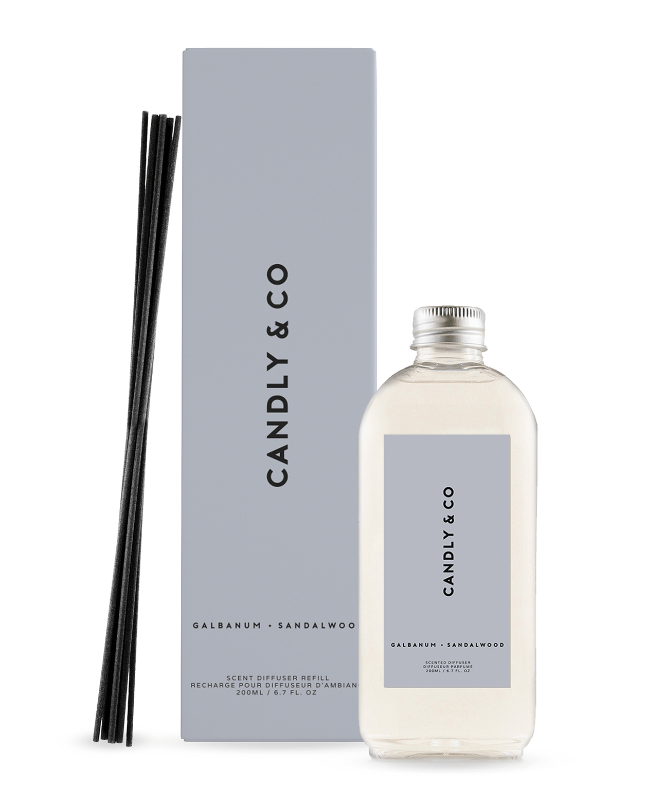 Candly :: Perfumy uzupełniające do dyfuzora No.6 Galbanum / drzewo sandałowe