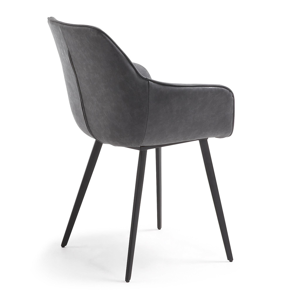 Leather chair Anome grey