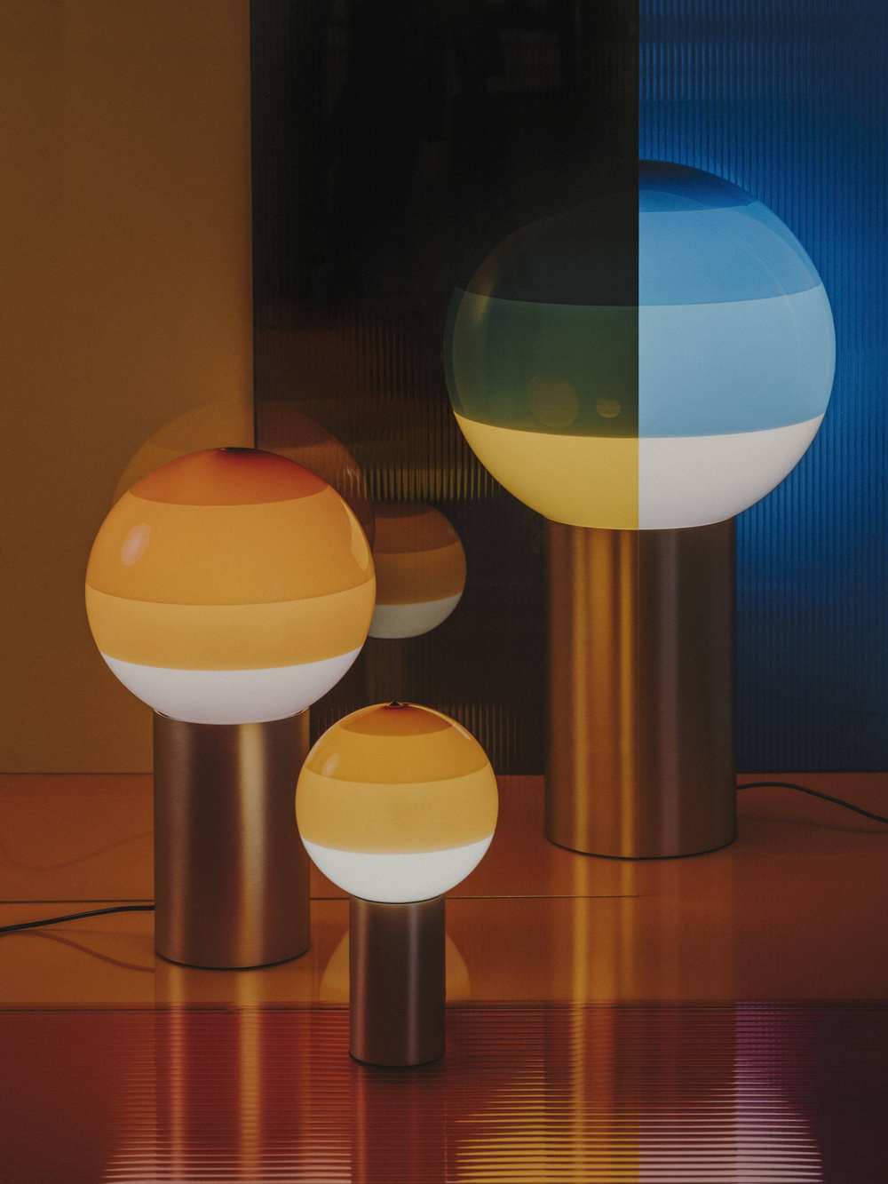 Marset :: Lampa stołowa Dipping light wys. 54 cm  brązowa