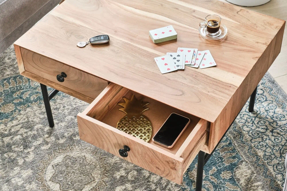 TABLE4U :: Drewniany stolik kawowy Florian 80x60x45 Akacja