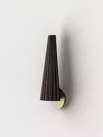 Aromas :: Wall lamp Bion black and gold height 34 cm