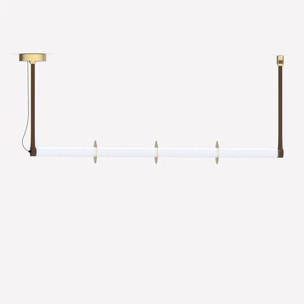 Robin :: Roseline hanging lamp, width 132 cm, gold-brown