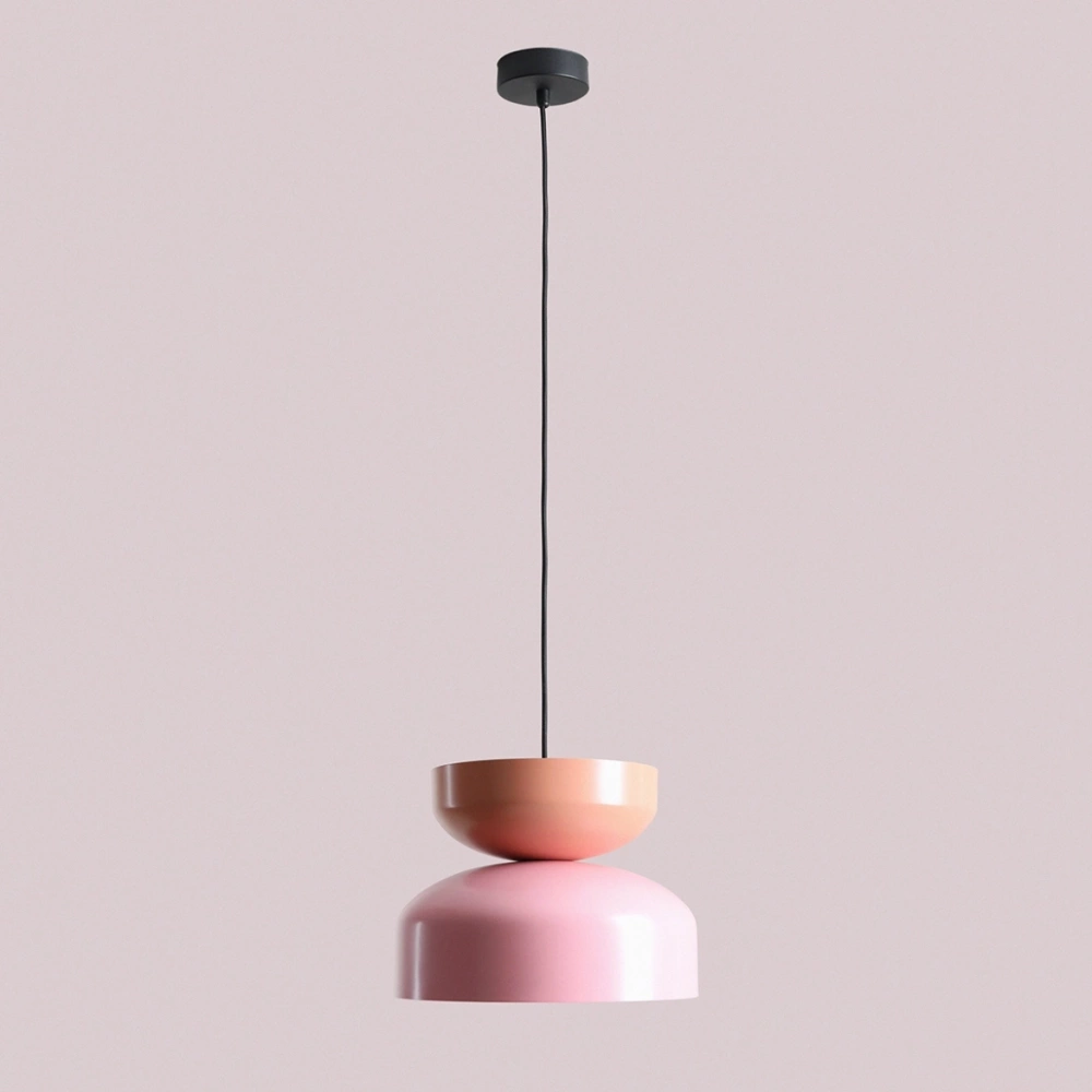 ARTERA :: Modular pendant lamp in pastel colors TULA Pink/Coral