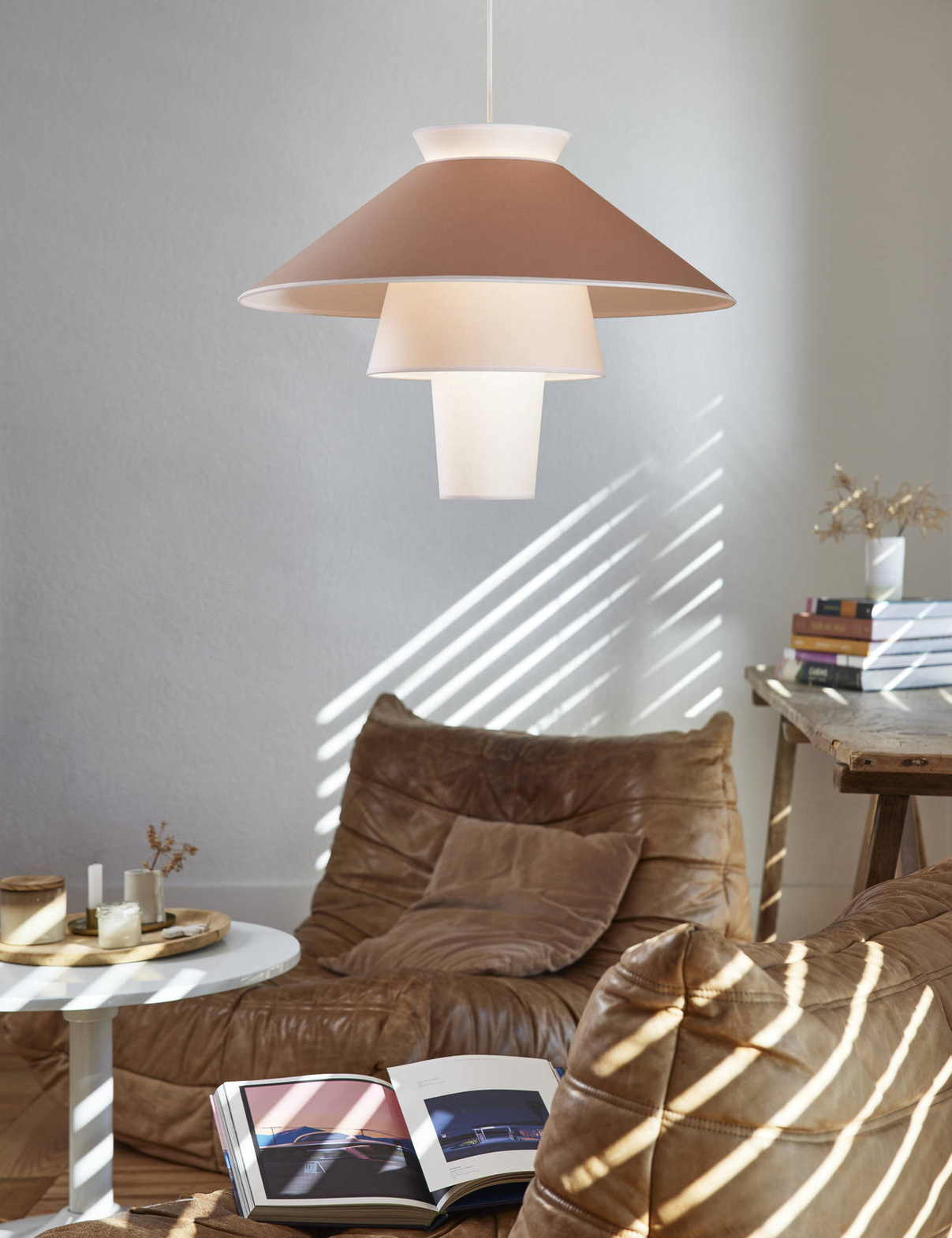 Market Set :: Ruche hanging lamp, diameter 58 cm, pink, size L