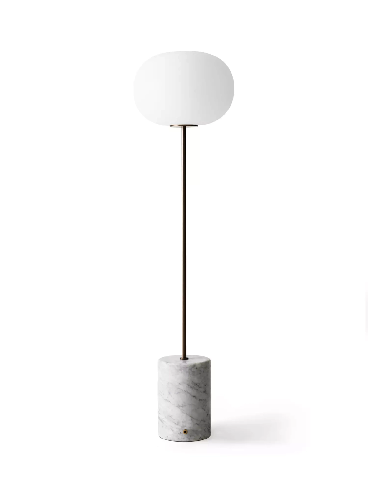 Audo Copenhagen :: Jwda brown floor lamp with marble base, height 150 cm