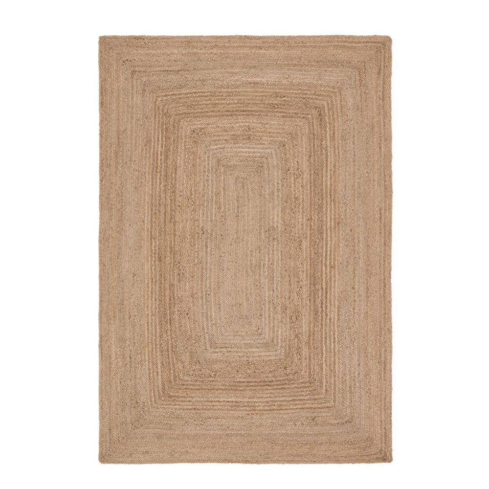 Yute rectangular rug 160x230 cm jute