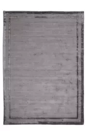 Carpet Decor :: Teppich von viskose Frame handgefertigt grau