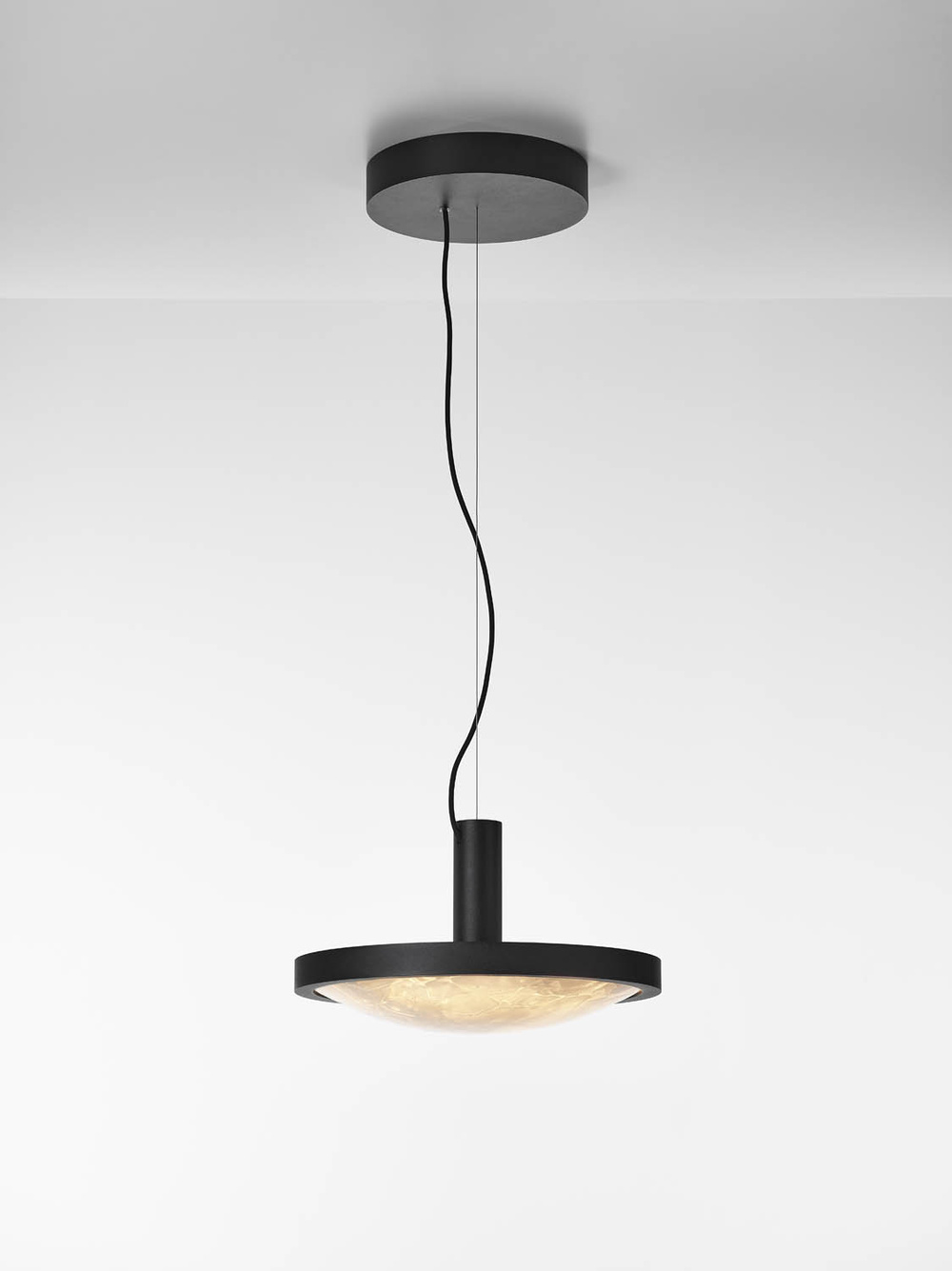 Brokis :: Convex Hanging Lamp, diameter 30 cm, transparent