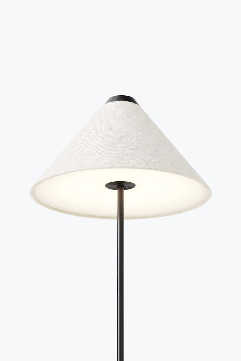 New Works :: Brolly Tragbare Leinen-Tischlampe