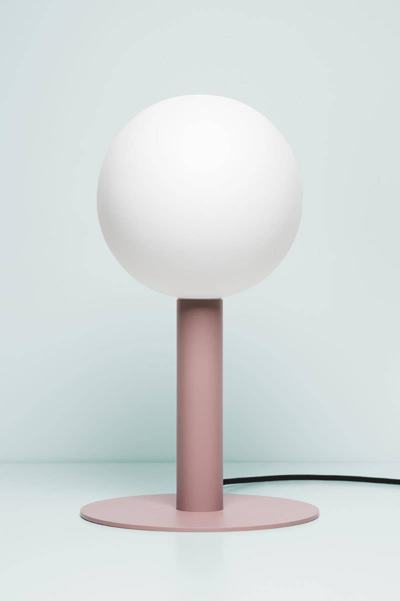 Loftlight :: Tischlampe aus Aluminium Matuba Höhe 20 cm rosa