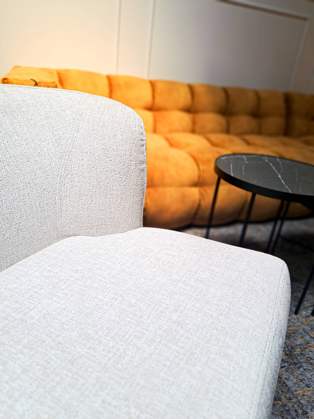 Nordic Line :: Upholstered armchair Brooks grey 71x62x77