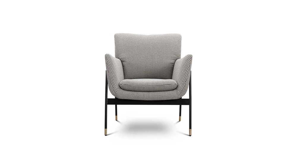 Nordic Line :: Leah upholstered armchair, gray, width 69 cm