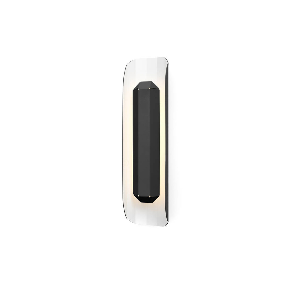 Kaspa :: Apolin wall lamp / sconce, height 45 cm, black and white