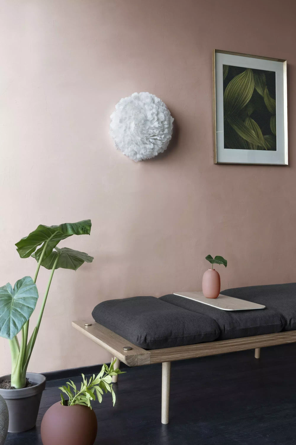 Umage :: Eos Up Medium white wall lamp, diameter 40 cm