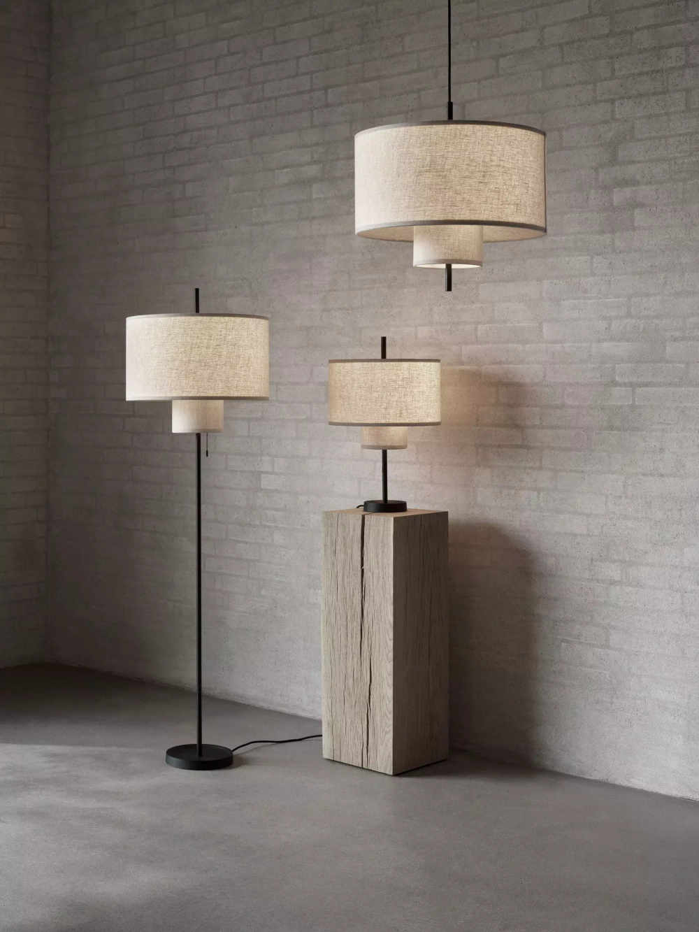 New Works :: Margin floor lamp beige height 143 cm