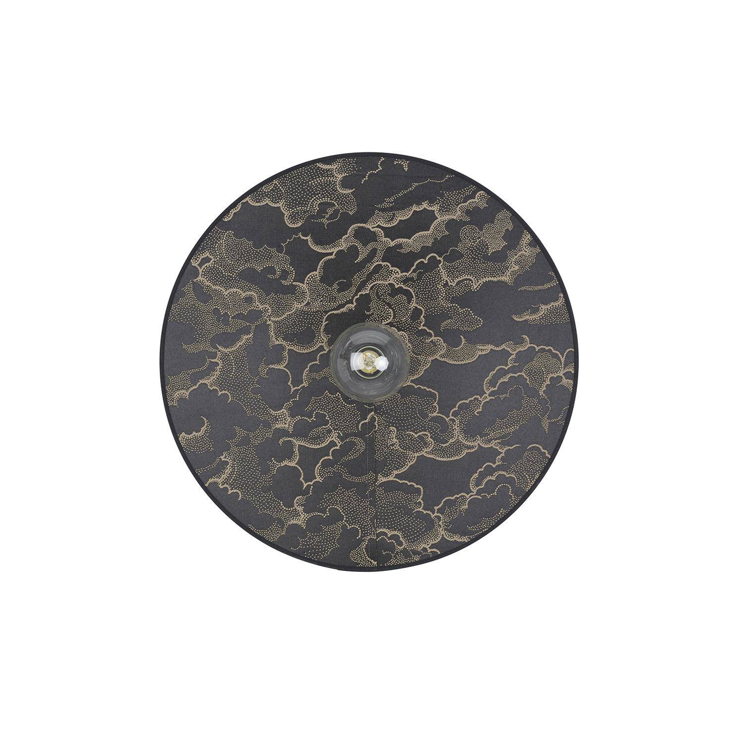 Market Set :: Wandlampe aus Metall Gatsby Durchmesser 50 cm schwarz