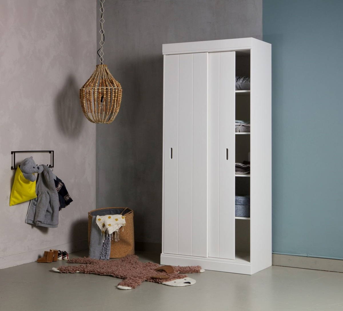 Woood :: Aufhänger aus Metall Meert schwarz