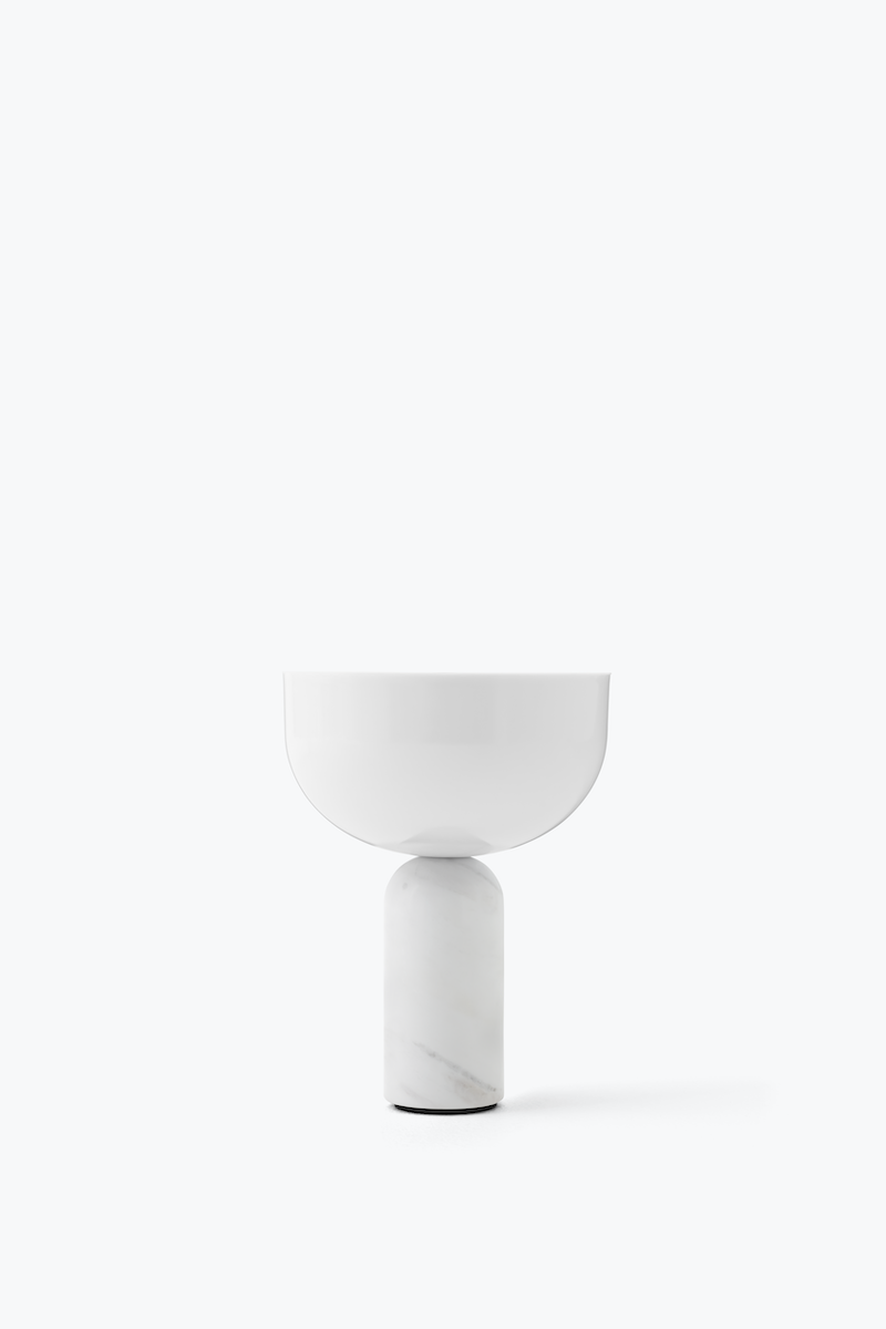 New Works :: Kizu table lamp, portable, marble base, white, height 24 cm