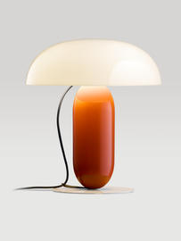 Marset :: Lampa stołowa Gambosa M wys. 41,3 cm biały-pomarańczowy