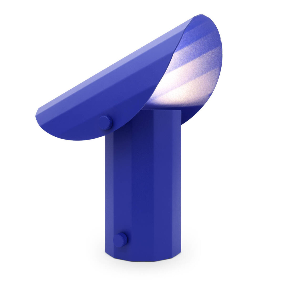 Kaspa :: Lampa stołowa Apolin wys. 30 cm kobaltowa