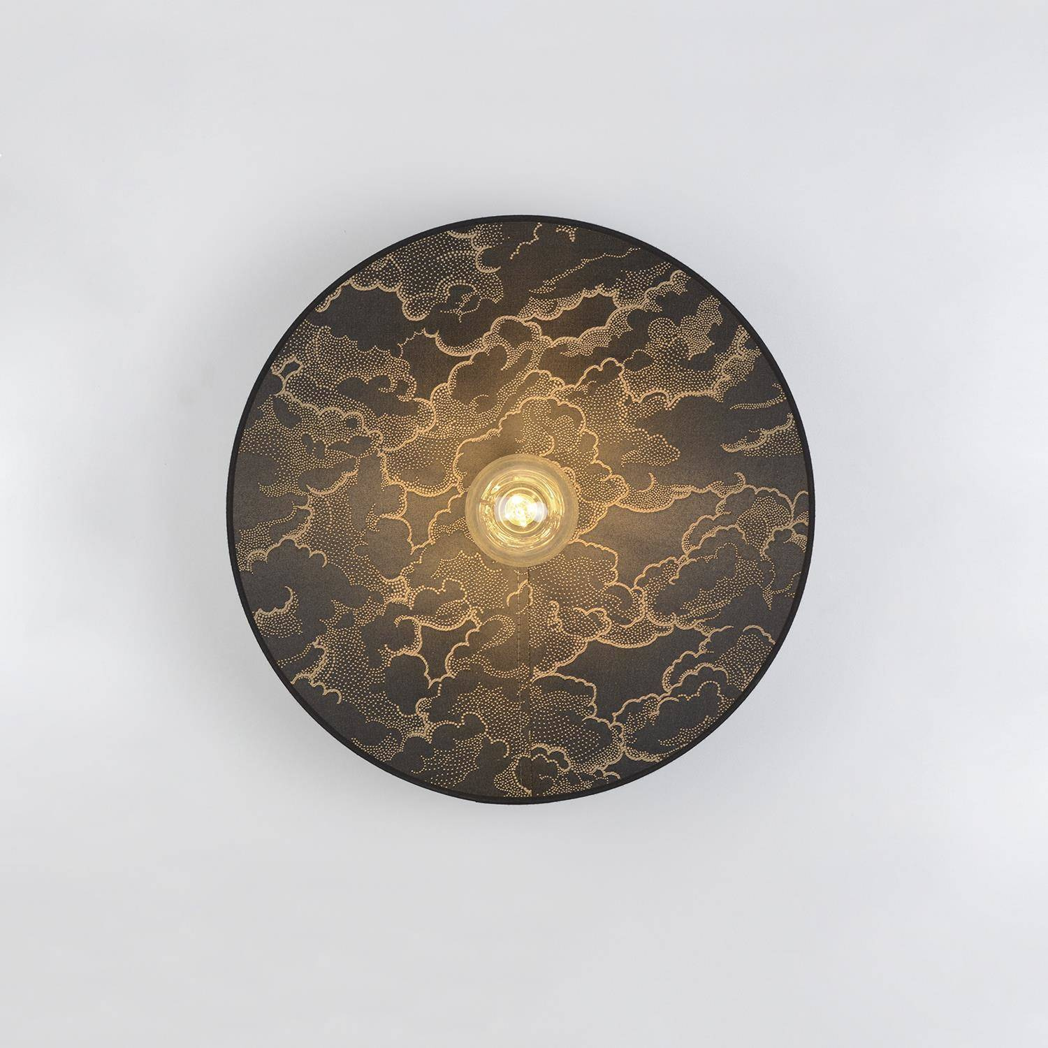 Market Set :: Wandlampe aus Metall Gatsby Durchmesser 50 cm schwarz