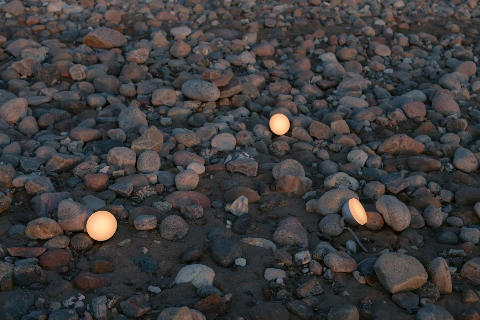 New Works :: Sphere portable lamp gray (also outdoor)