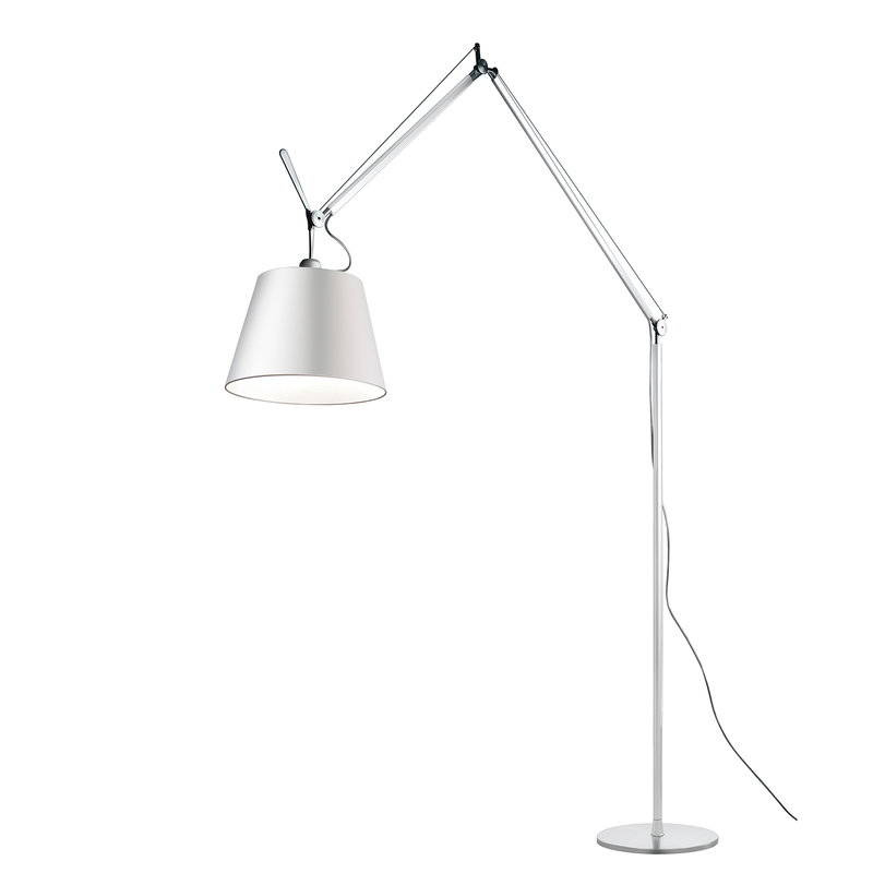 Artemide :: Floor lamp Tolomeo Mega dimmable silver dia 36 cm