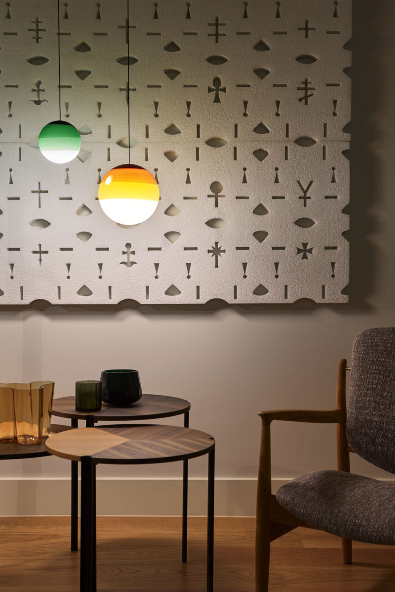 Marset :: Lampa wisząca Dipping śr. 20 cm bursztynowa