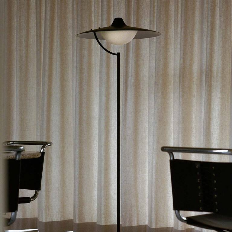 DCW:: Biny floor lamp black, height 159.8 cm