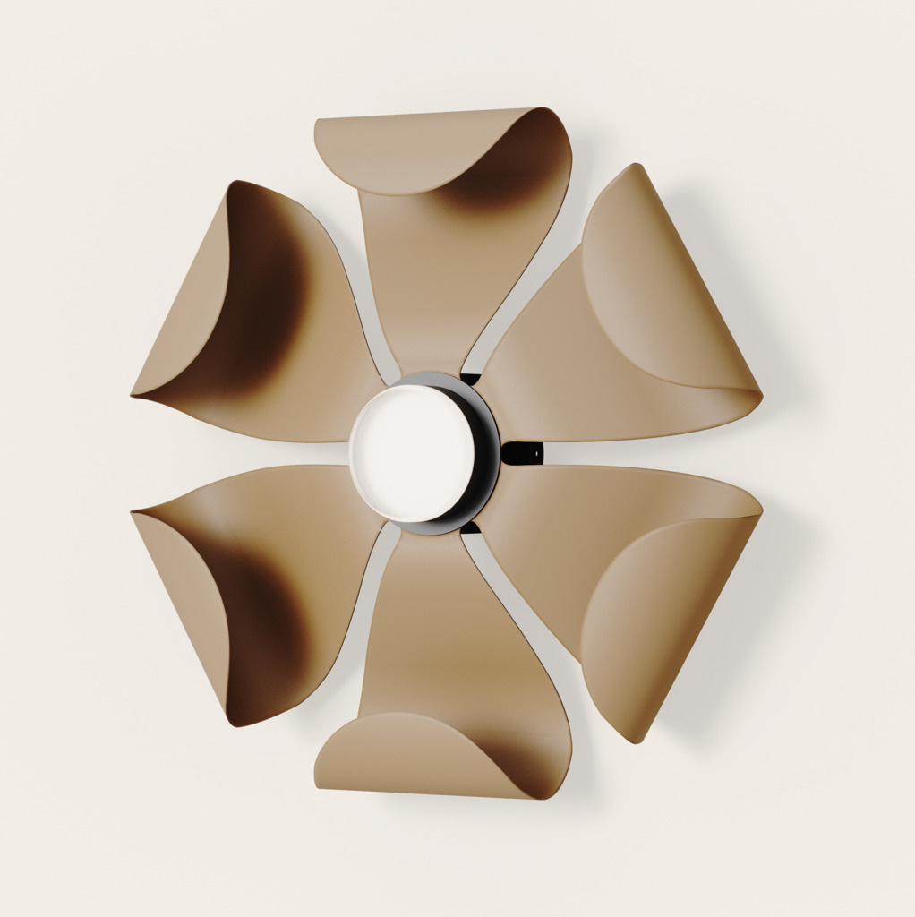 Aromas :: Lampa ścienna / kinkiet Rita beżowy metal