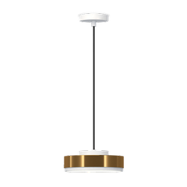 Contardi :: Hängelampe aus Metall Discus So Durchmesser 20,7 cm gold