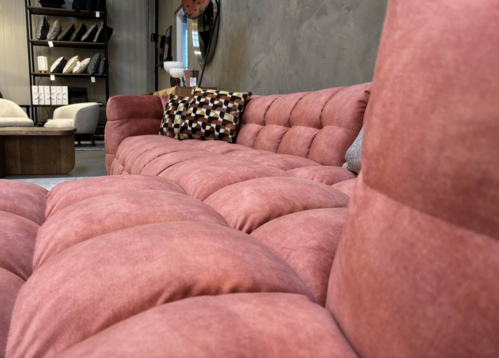 Nordic Line :: Corner sofa / right corner sofa Michelle, width 319 cm, pink