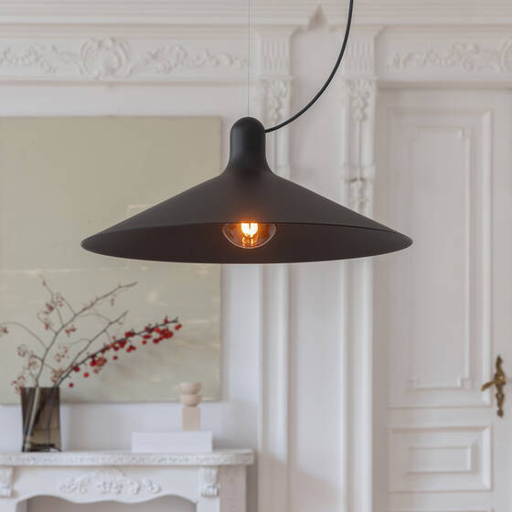 Aqform:: Cona hanging lamp, diameter 52 cm, black