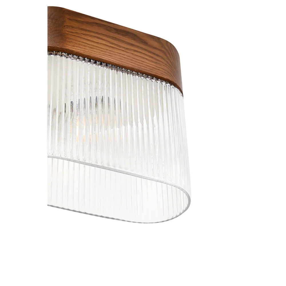 Ummo :: Flumina W A wall lamp, height 19 cm, walnut