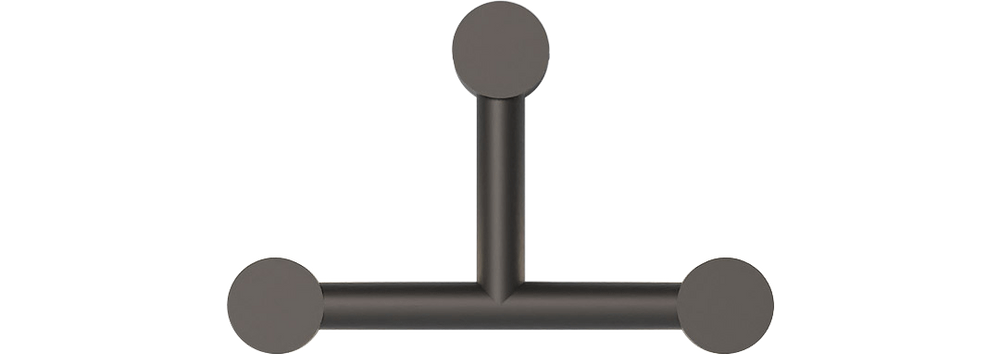 Robin :: Rigoberta Indirect Trio black wall lamp, width 45 cm