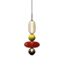Bomma :: Hanging lamp Pebbles multicolor H: 79 cm