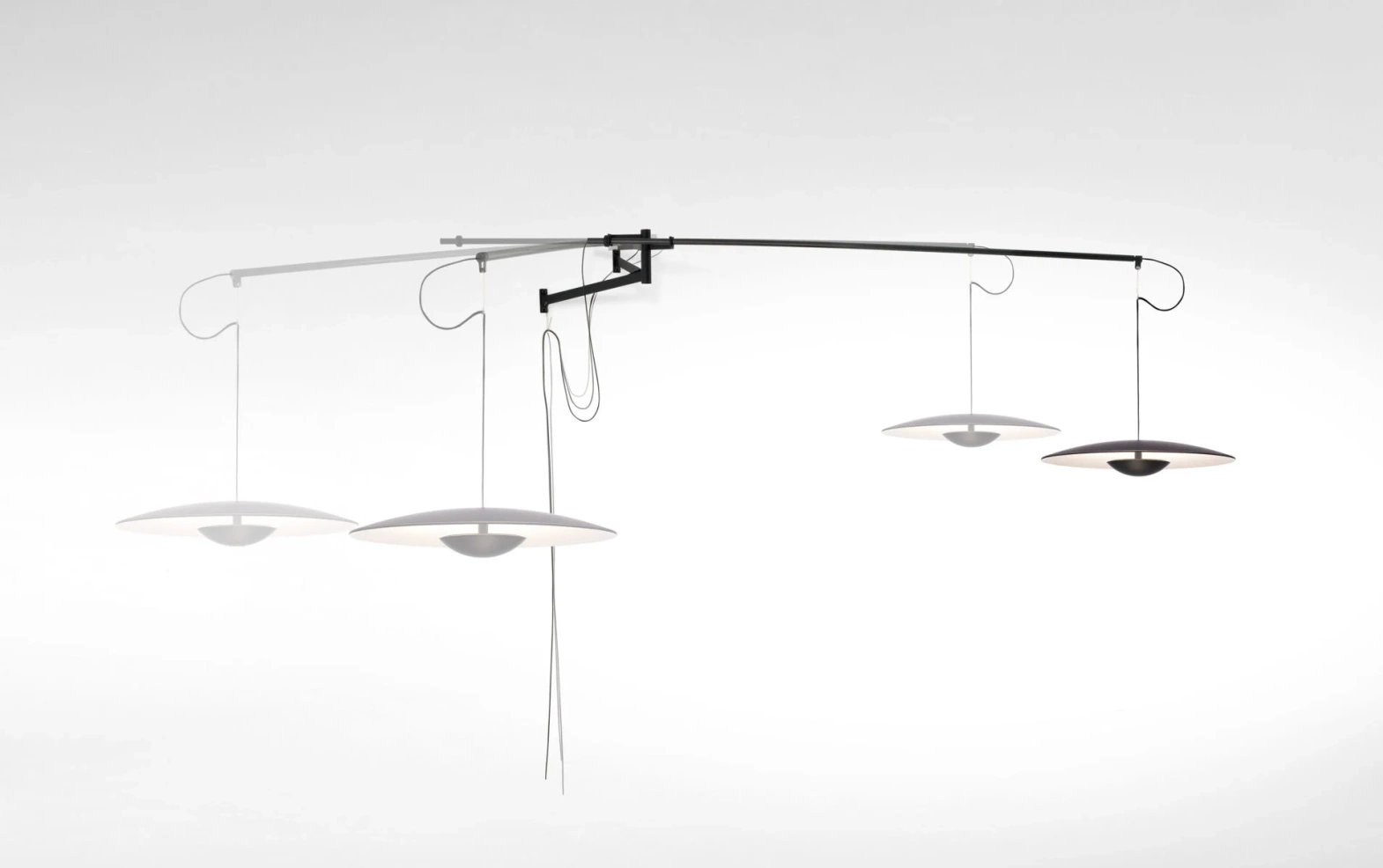 MARSET :: Ginger wall lamp, width 19.5 cm, black