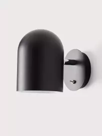Aromas :: Wandlampe aus Metall Luca Durchmesser 15 cm schwarz
