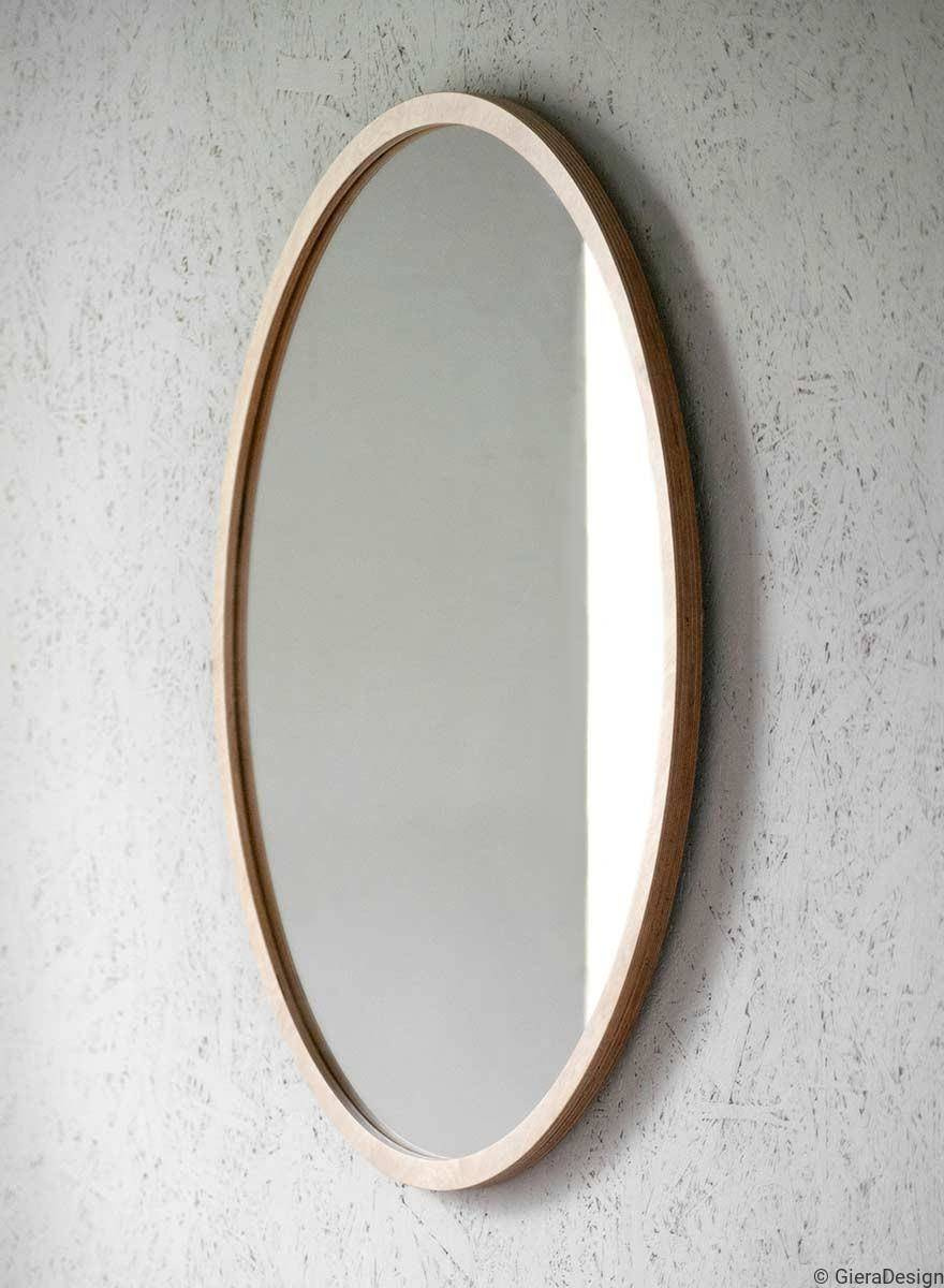 GieraDesign :: Spiegel in einem Sperraus Holzrahmen Scandi Wood runden skandinavisch Durchmesser 50 natürlich