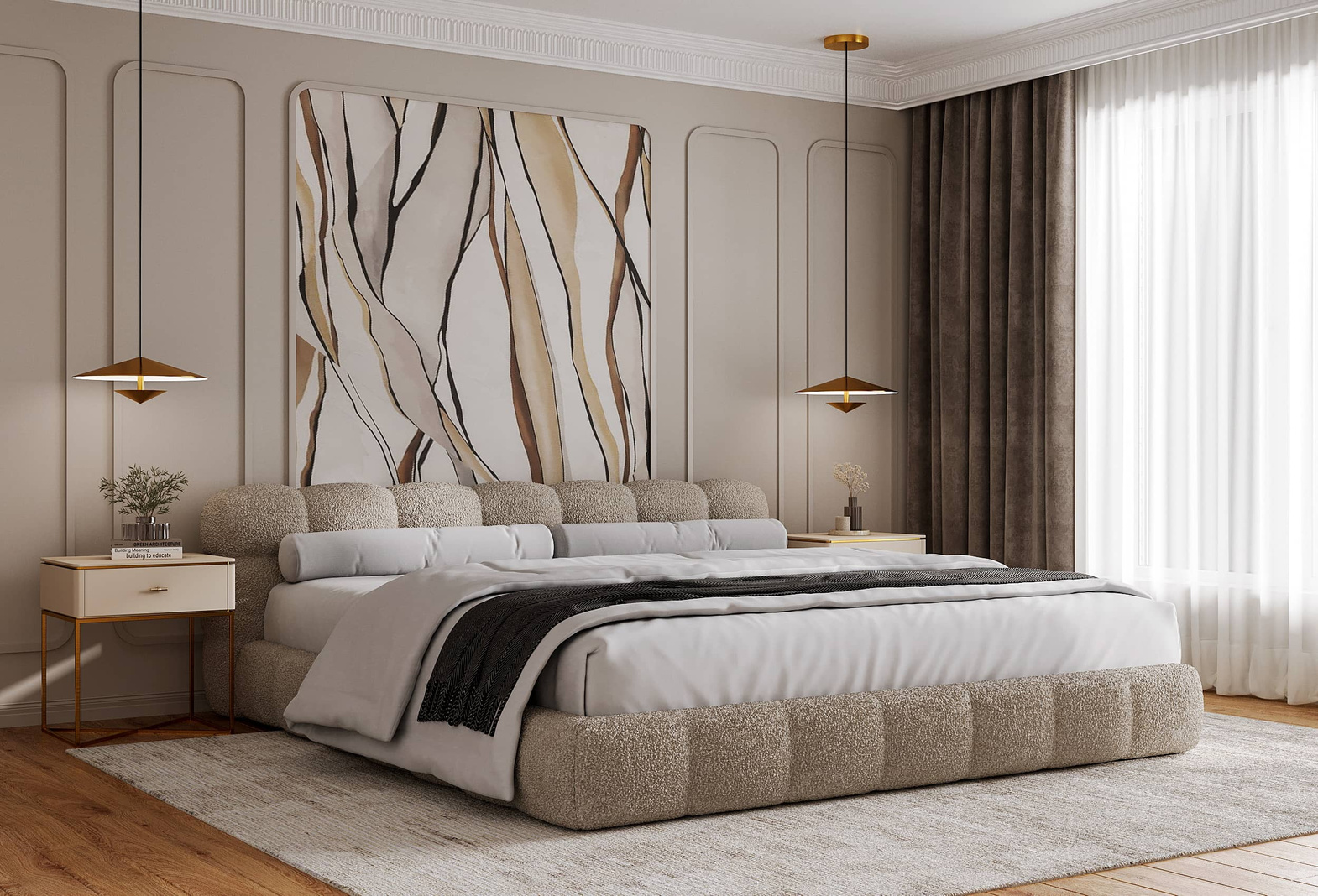 Nordic Line :: Michelle Upholstered Bed