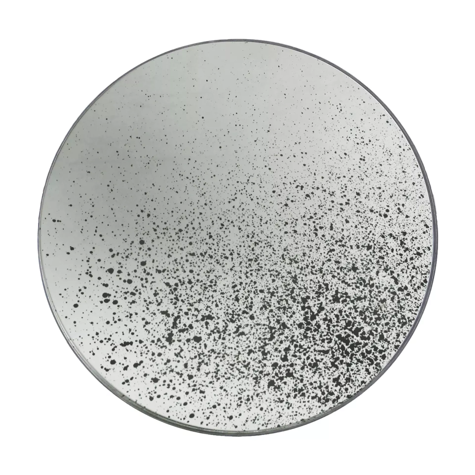 Ethnicraft :: Spiegel in einem aus Holzrahmen Medium Aged Größe M silber