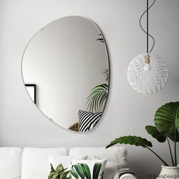 GieraDesign :: Lustro dekoracyjne Nowoczesne FLY nieregularne do salonu 60x80 cm